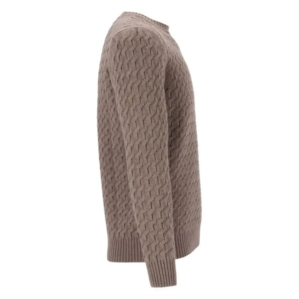 Al Duca D'aosta Men Cable Knit Sweater